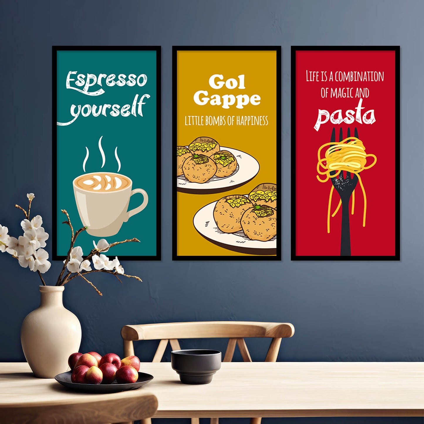 Quotes Wall Art Restaurant Décor Prints, Decorative Wall Prints For Kitchen