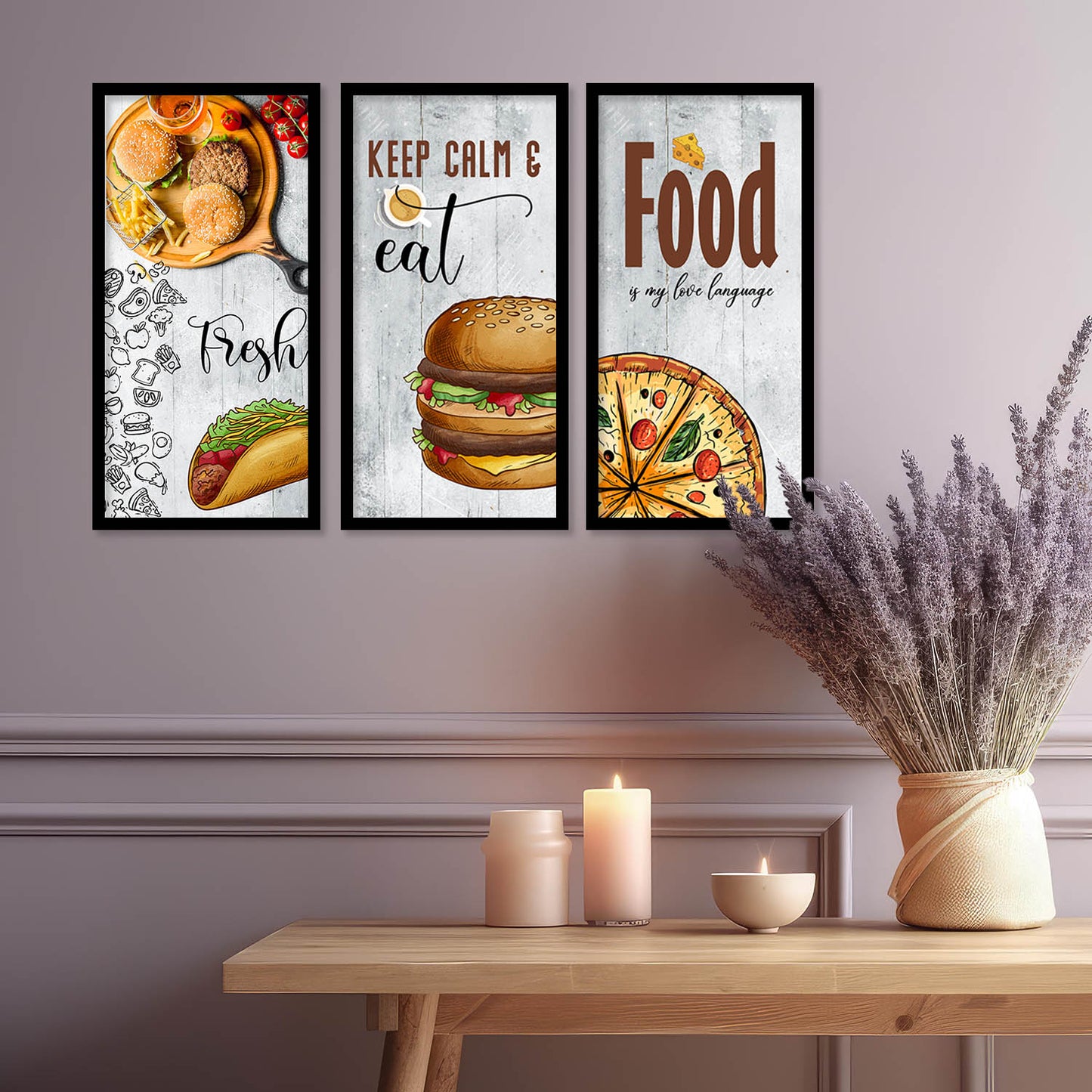 Quotes Wall Art Restaurant Décor Prints, Decorative Wall Prints For Kitchen