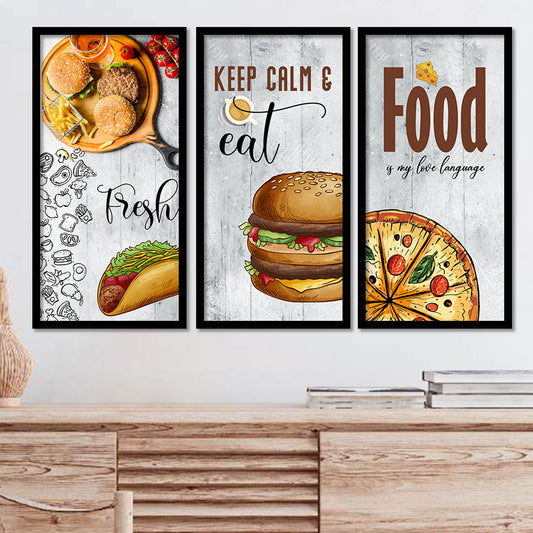 Quotes Wall Art Restaurant Décor Prints, Decorative Wall Prints For Kitchen