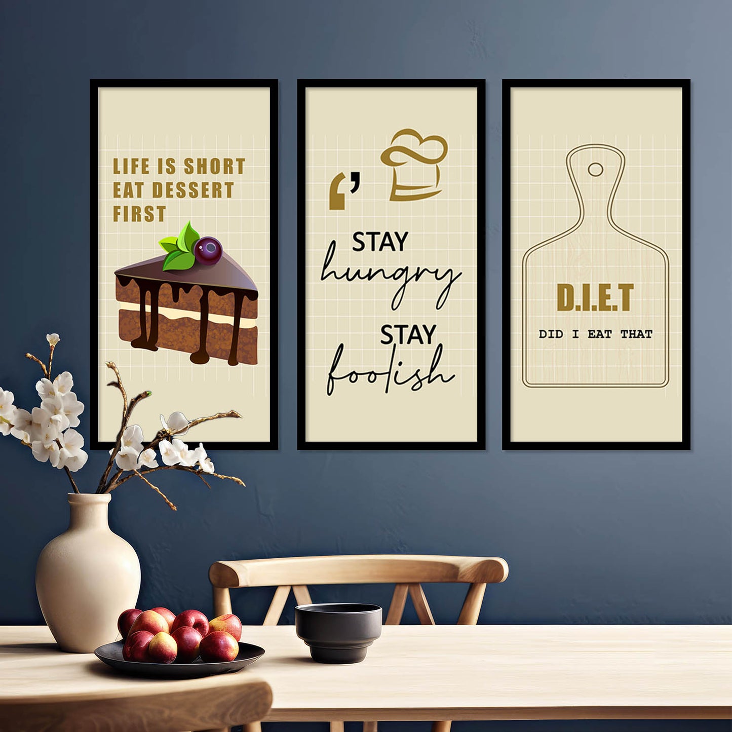 Quotes Wall Art Restaurant Décor Prints, Decorative Wall Prints For Kitchen