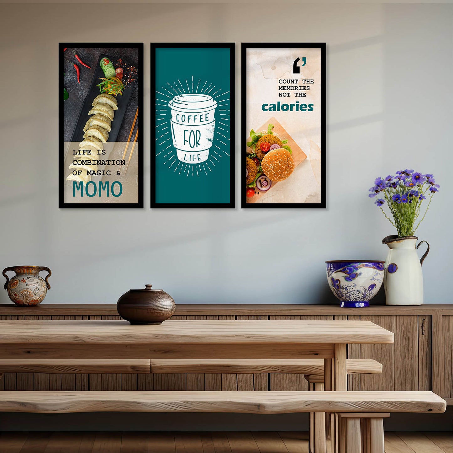 Quotes Wall Art Restaurant Décor Prints, Decorative Wall Prints For Kitchen