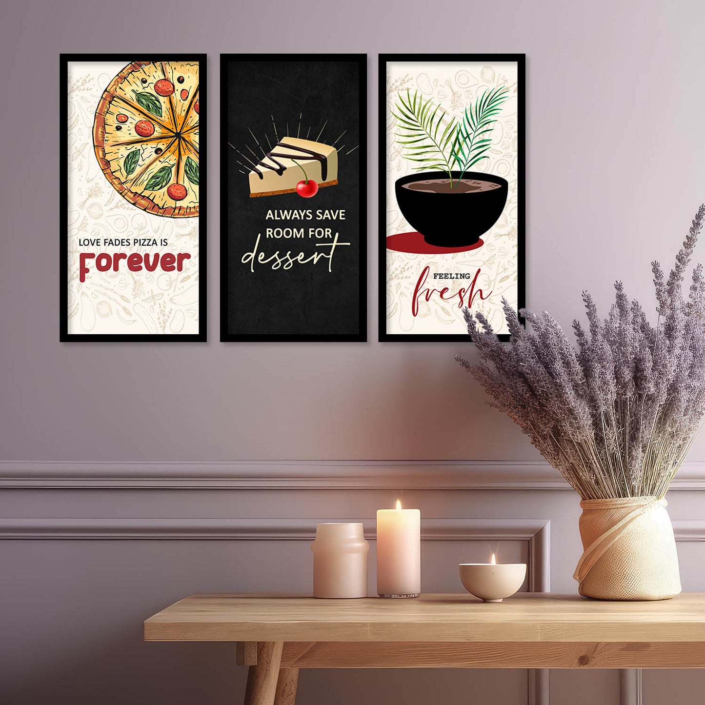 Quotes Wall Art Restaurant Décor Prints, Decorative Wall Prints For Kitchen