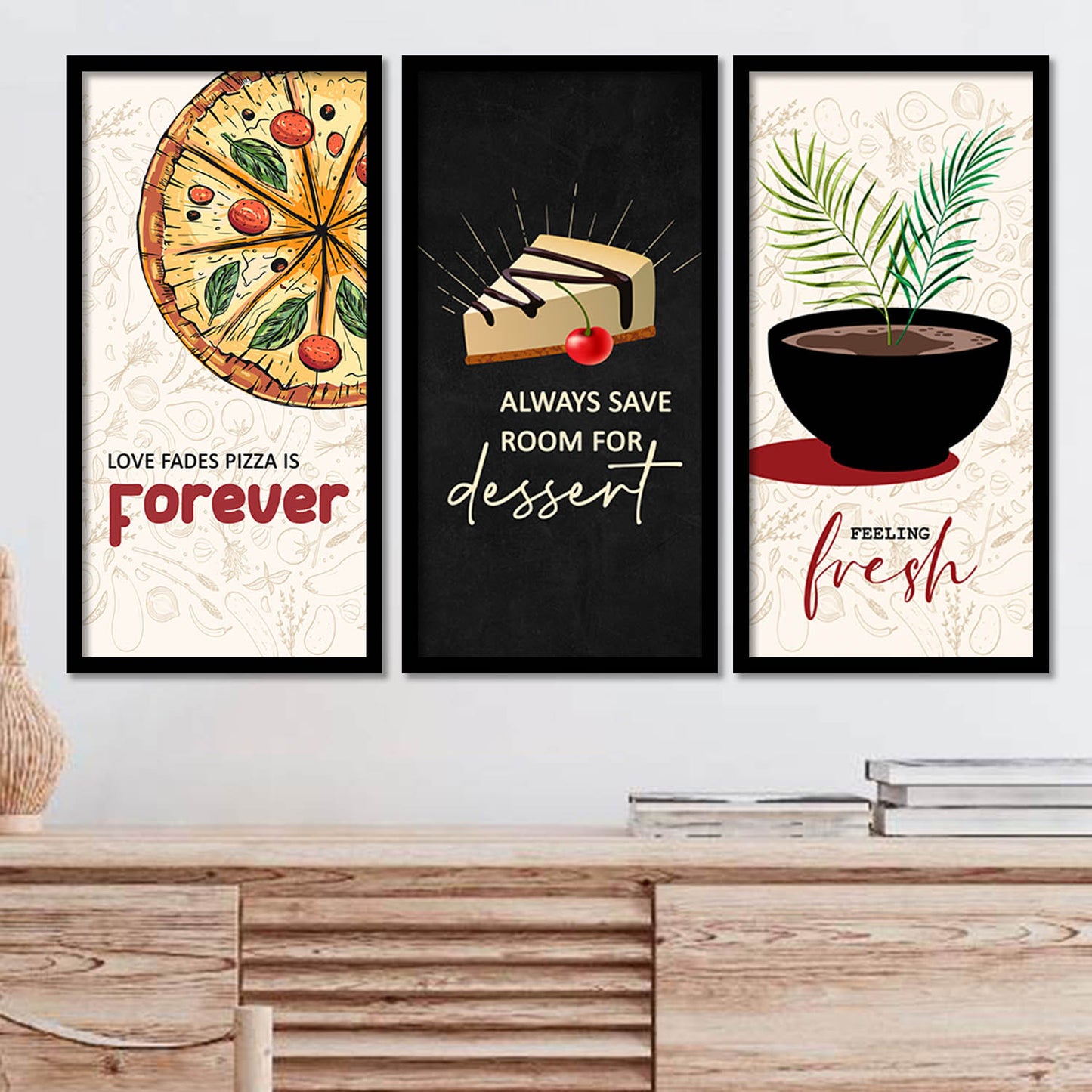 Quotes Wall Art Restaurant Décor Prints, Decorative Wall Prints For Kitchen