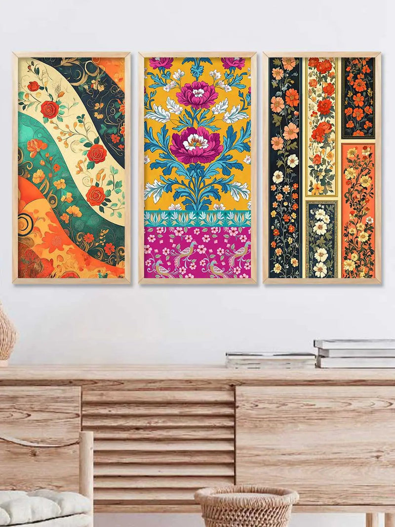 Floral    Wall  Print For Living Room Wall Decor
