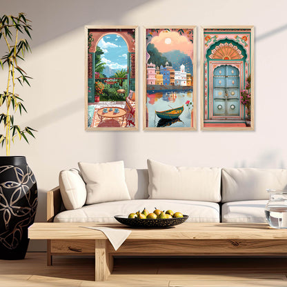 Modern Wall Art Framed Prints, Decorative Wall Art