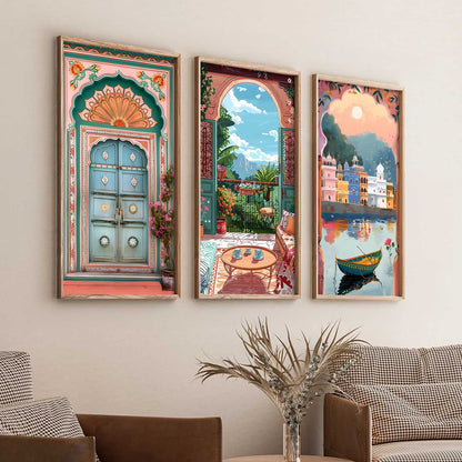 Modern Wall Art Framed Prints, Decorative Wall Art