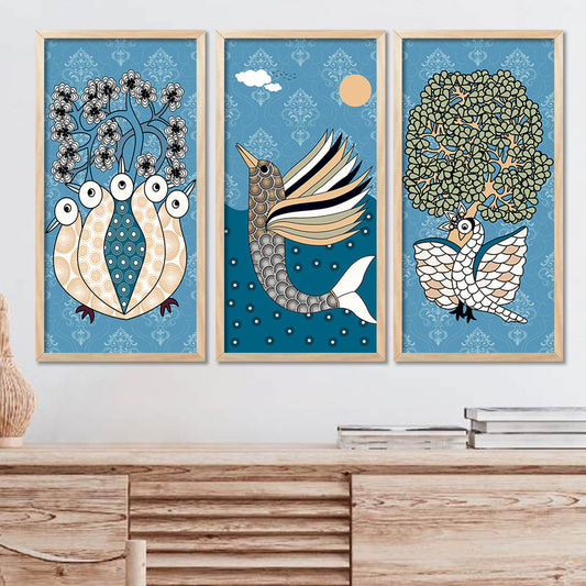 Gond Wall Art Framed Prints, Decorative Wall Art