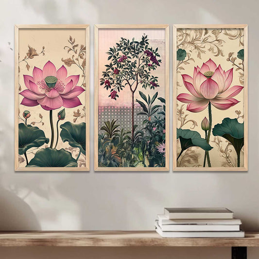 Floral  Wall Print For Living Room Wall Decor