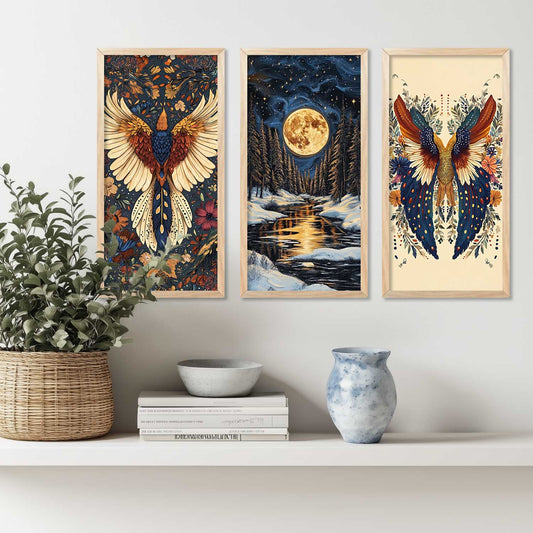 Traditional  Wall Print For Living Room Wall Decor