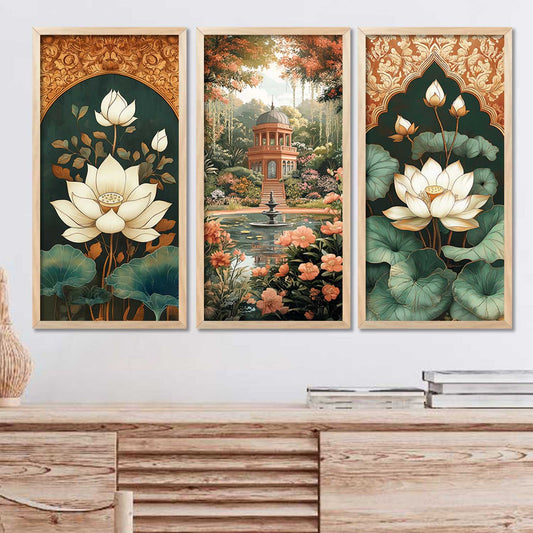 Floral Wall Print For Living Room Wall Decor