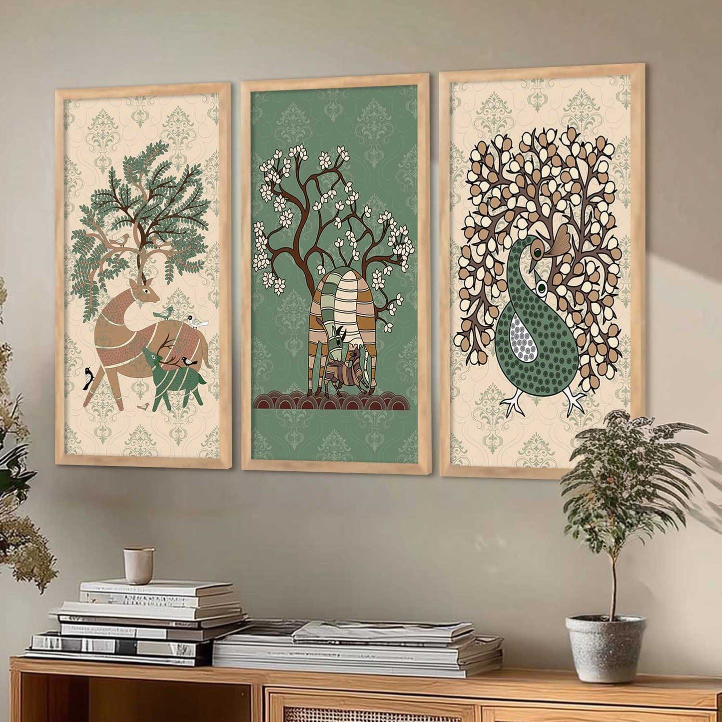 Gond Wall Art Framed Prints, Decorative Wall Art