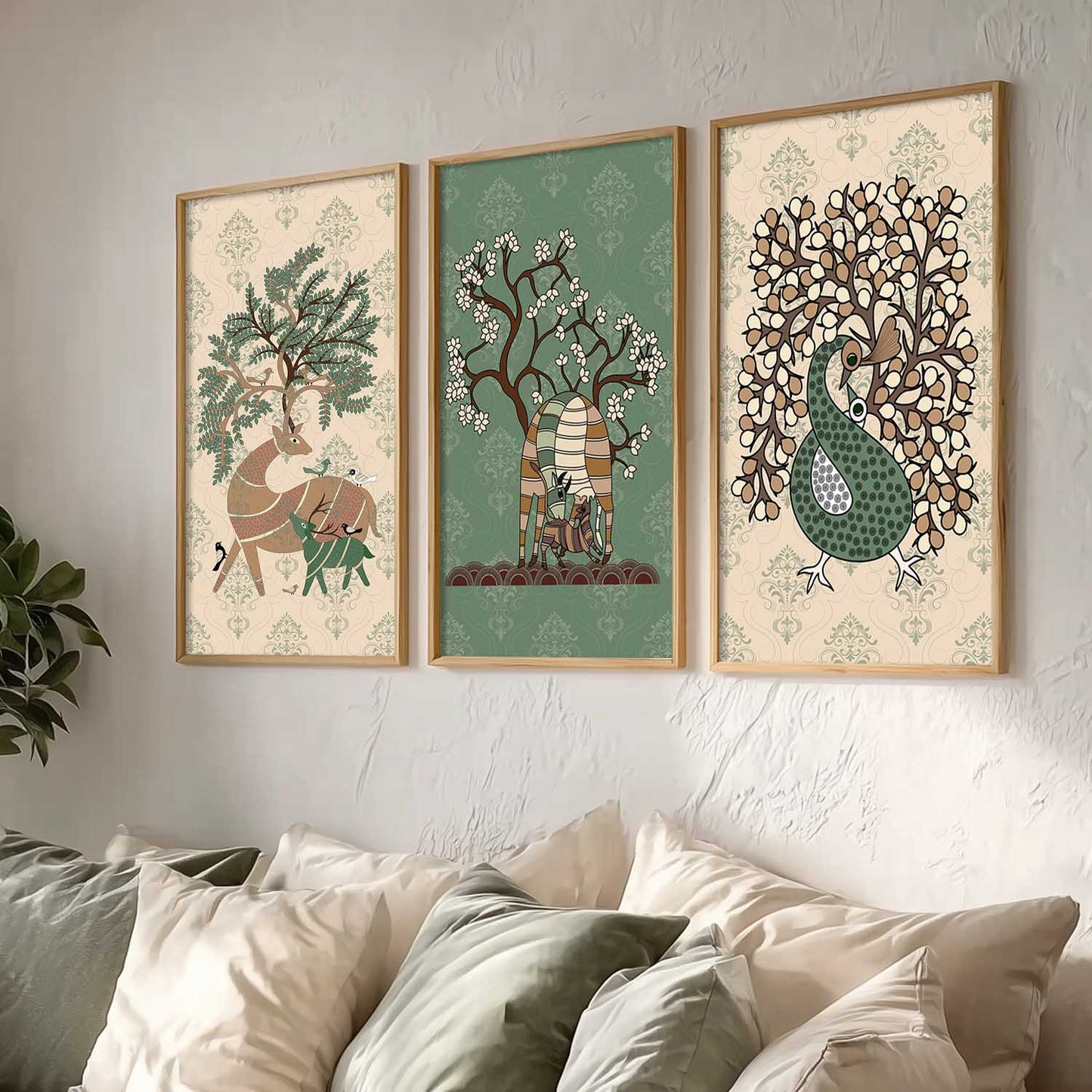 Gond Wall Art Framed Prints, Decorative Wall Art