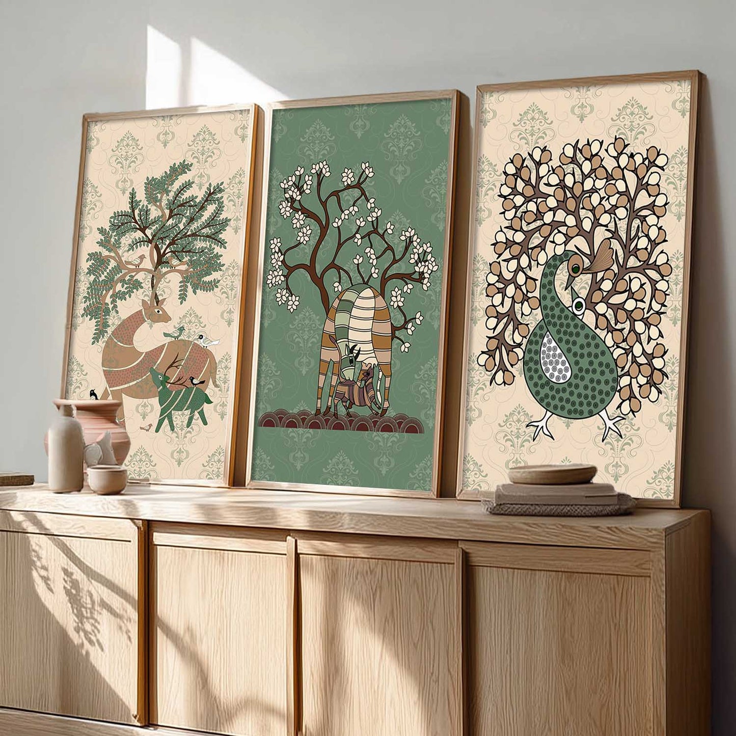 Gond Wall Art Framed Prints, Decorative Wall Art