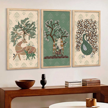 Gond Wall Art Framed Prints, Decorative Wall Art