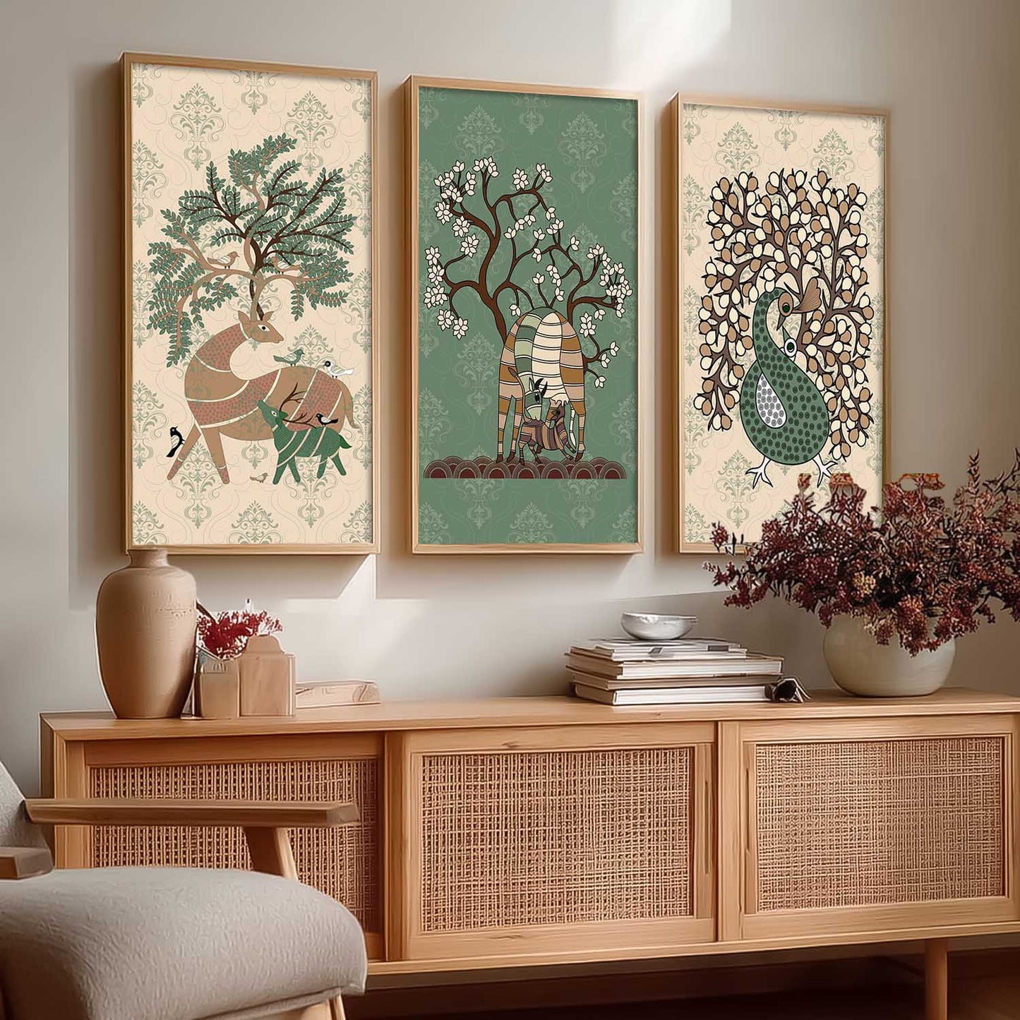 Gond Wall Art Framed Prints, Decorative Wall Art