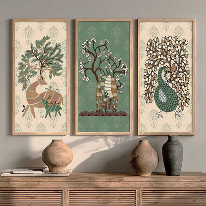 Gond Wall Art Framed Prints, Decorative Wall Art