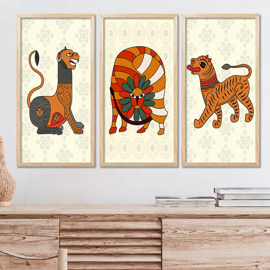 Gond Wall Art Framed Prints, Decorative Wall Art