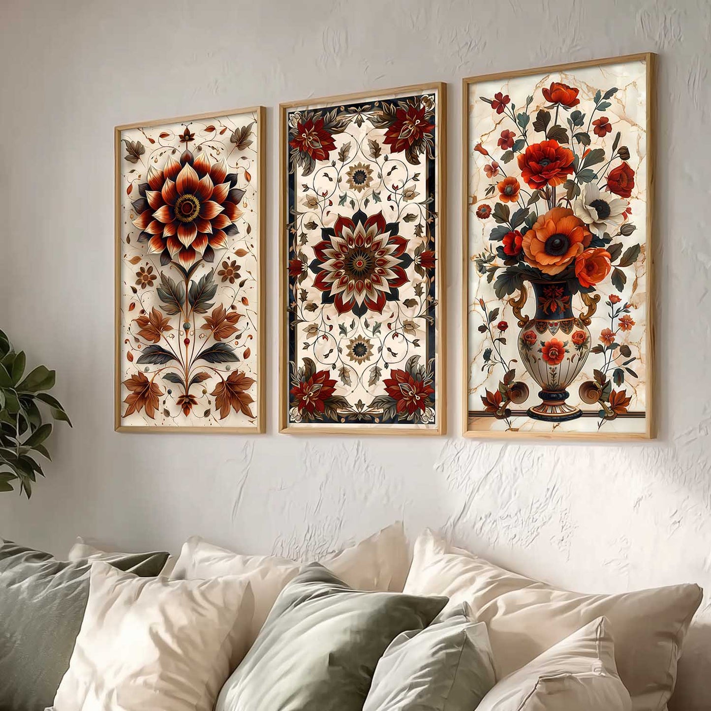 Madhubani Wall Art Framed Prints, Decorative Wall Art