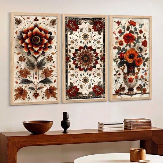 Madhubani Wall Art Framed Prints, Decorative Wall Art