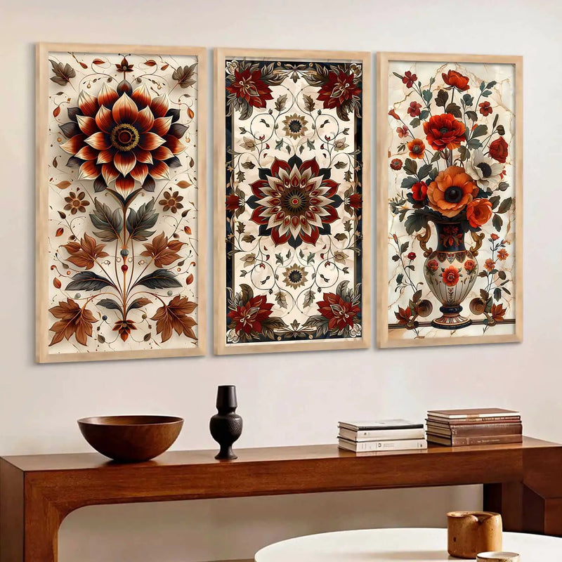 Madhubani Wall Art Framed Prints, Decorative Wall Art