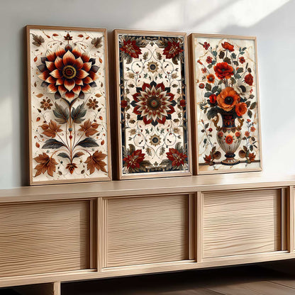 Madhubani Wall Art Framed Prints, Decorative Wall Art