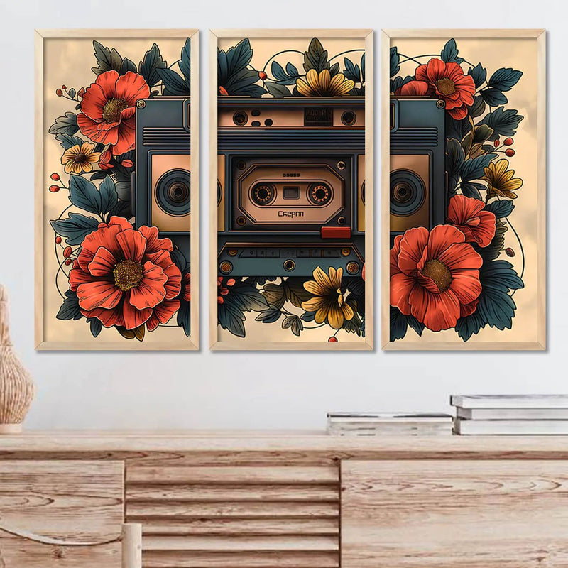 Retro Wall Art Framed Prints, Decorative Wall Art by Kotart