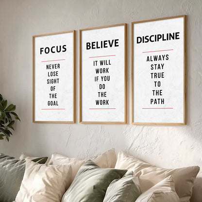 Motivational  Wall Art Framed Prints, Decorative Wall Art