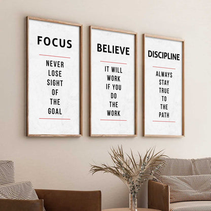 Motivational  Wall Art Framed Prints, Decorative Wall Art