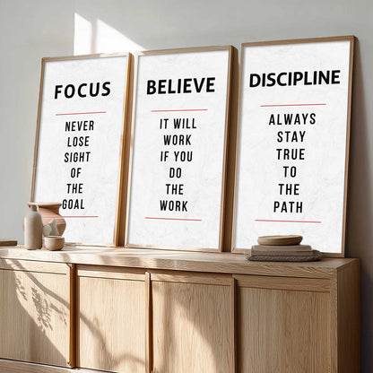 Motivational  Wall Art Framed Prints, Decorative Wall Art
