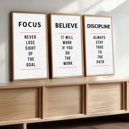 Motivational  Wall Art Framed Prints, Decorative Wall Art