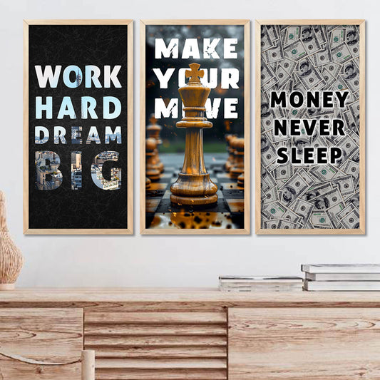 Motivational  Wall Art Framed Prints, Decorative Wall Art