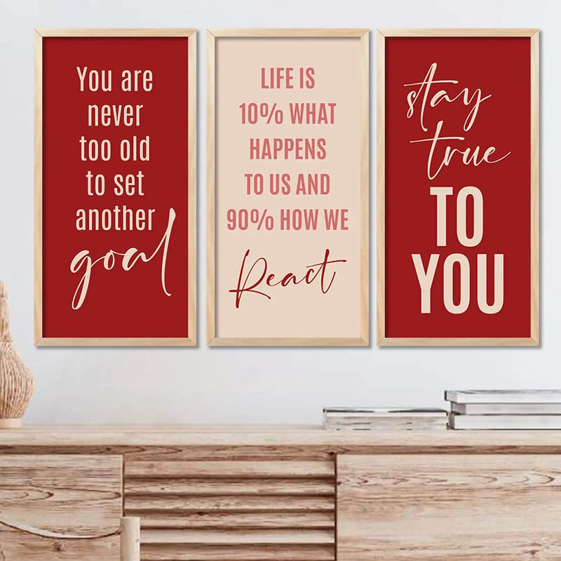 Motivational Wall Art Framed Prints, Decorative Wall Art by Kotart