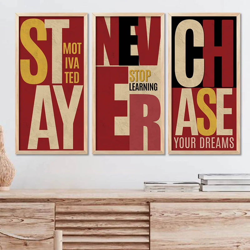 Motivational  Wall Art Framed Prints, Decorative Wall Art