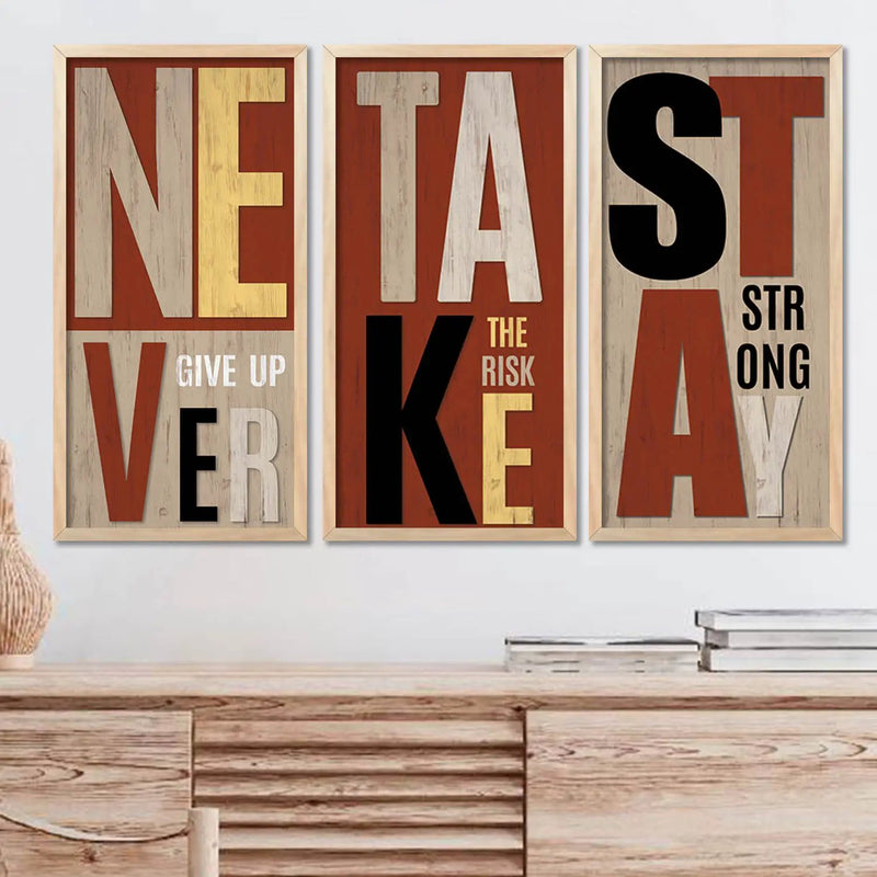 Motivational Wall Art Framed Prints, Decorative Wall Art by Kotart