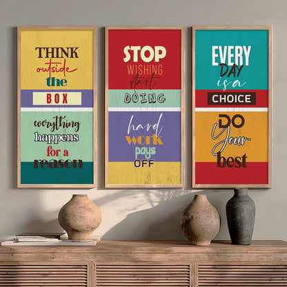 Motivational  Wall Art Framed Prints, Decorative Wall Art