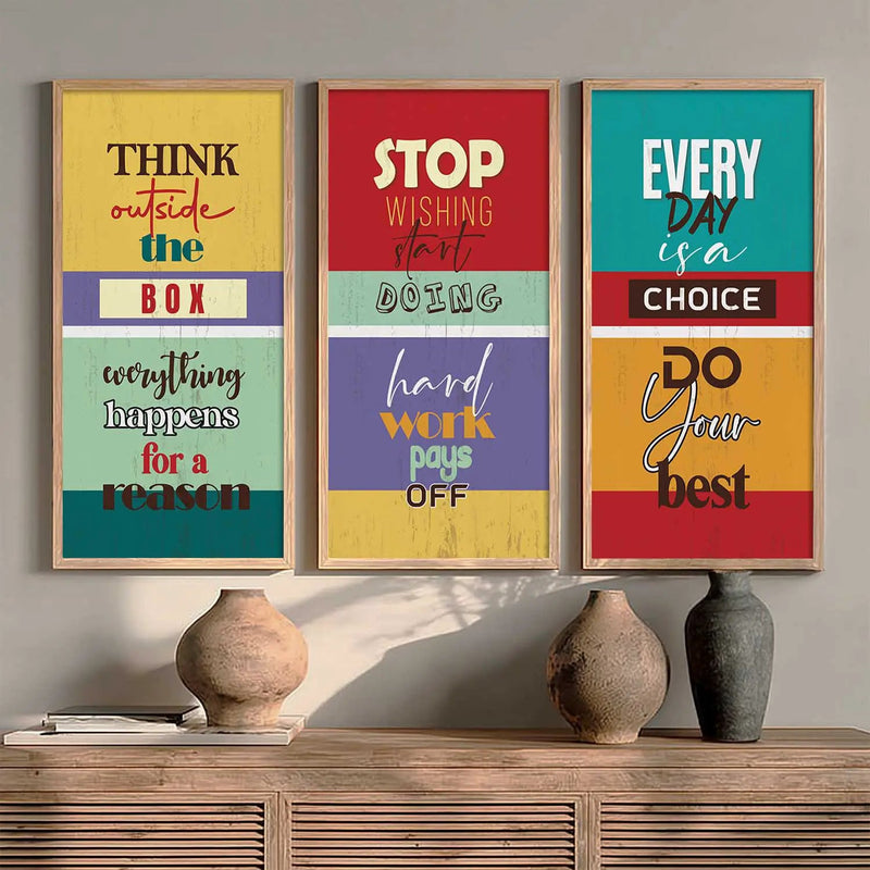 Motivational  Wall Art Framed Prints, Decorative Wall Art