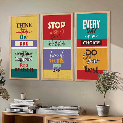 Motivational  Wall Art Framed Prints, Decorative Wall Art