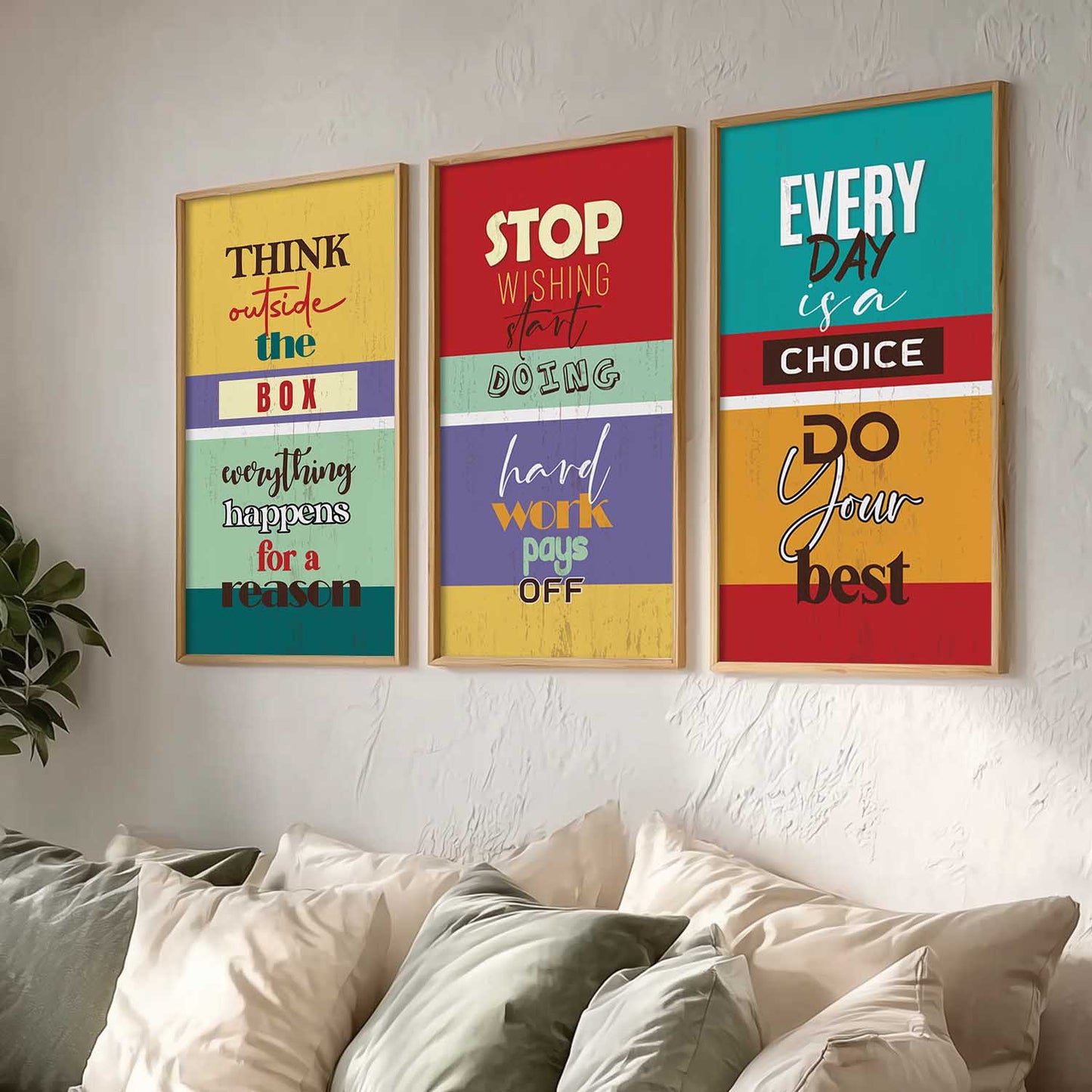 Motivational  Wall Art Framed Prints, Decorative Wall Art
