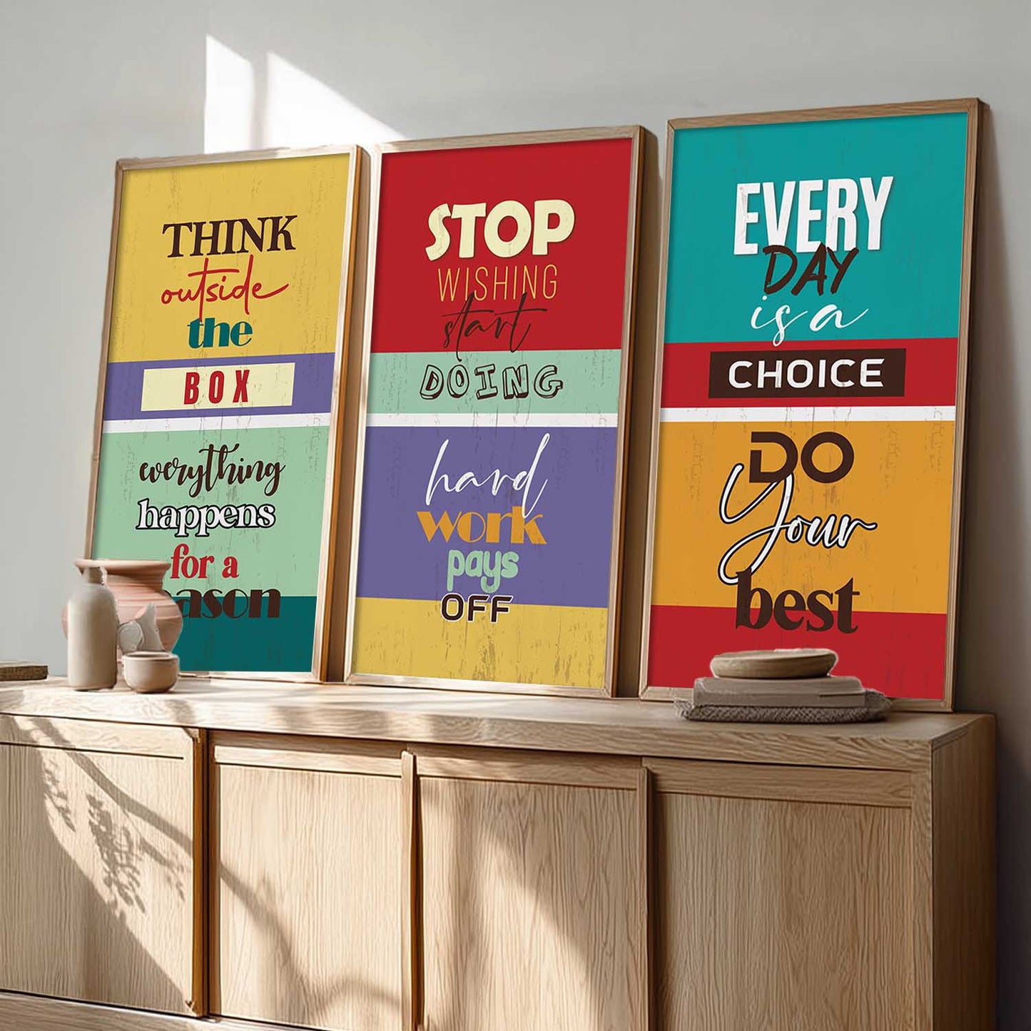 Motivational  Wall Art Framed Prints, Decorative Wall Art