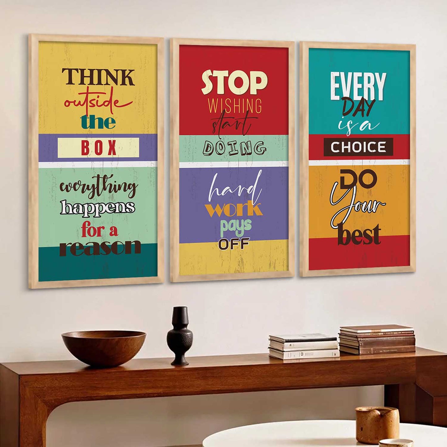 Motivational  Wall Art Framed Prints, Decorative Wall Art