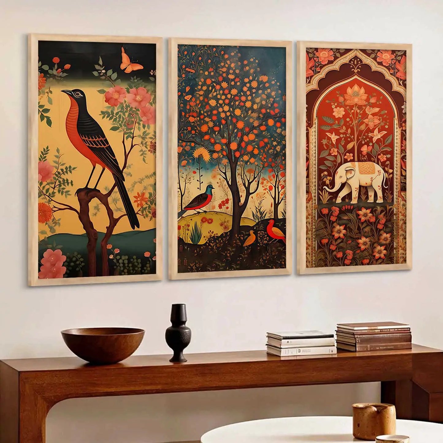 Madhubani Wall Art Home Decor Living Room , Decorative Wall Prints