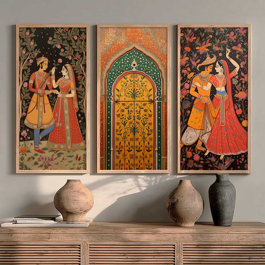 Madhubani Wall Art Home Decor Living Room , Decorative Wall Prints