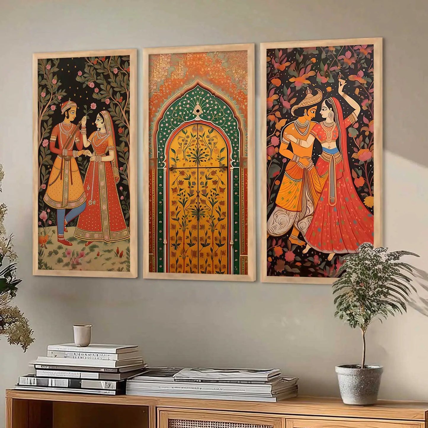 Madhubani Wall Art Home Decor Living Room , Decorative Wall Prints