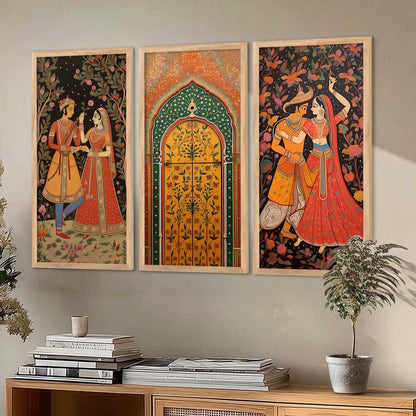 Madhubani Wall Art Home Decor Living Room , Decorative Wall Prints