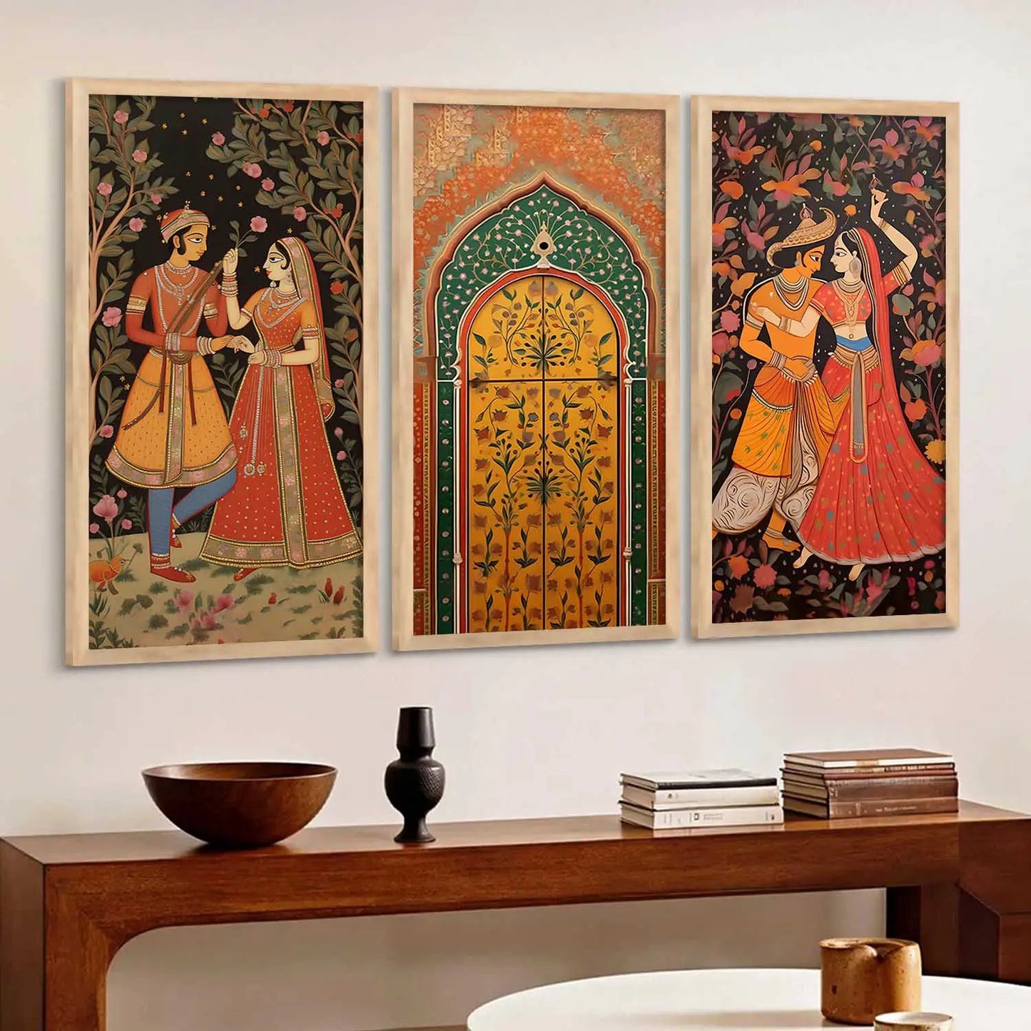Madhubani Wall Art Home Decor Living Room , Decorative Wall Prints