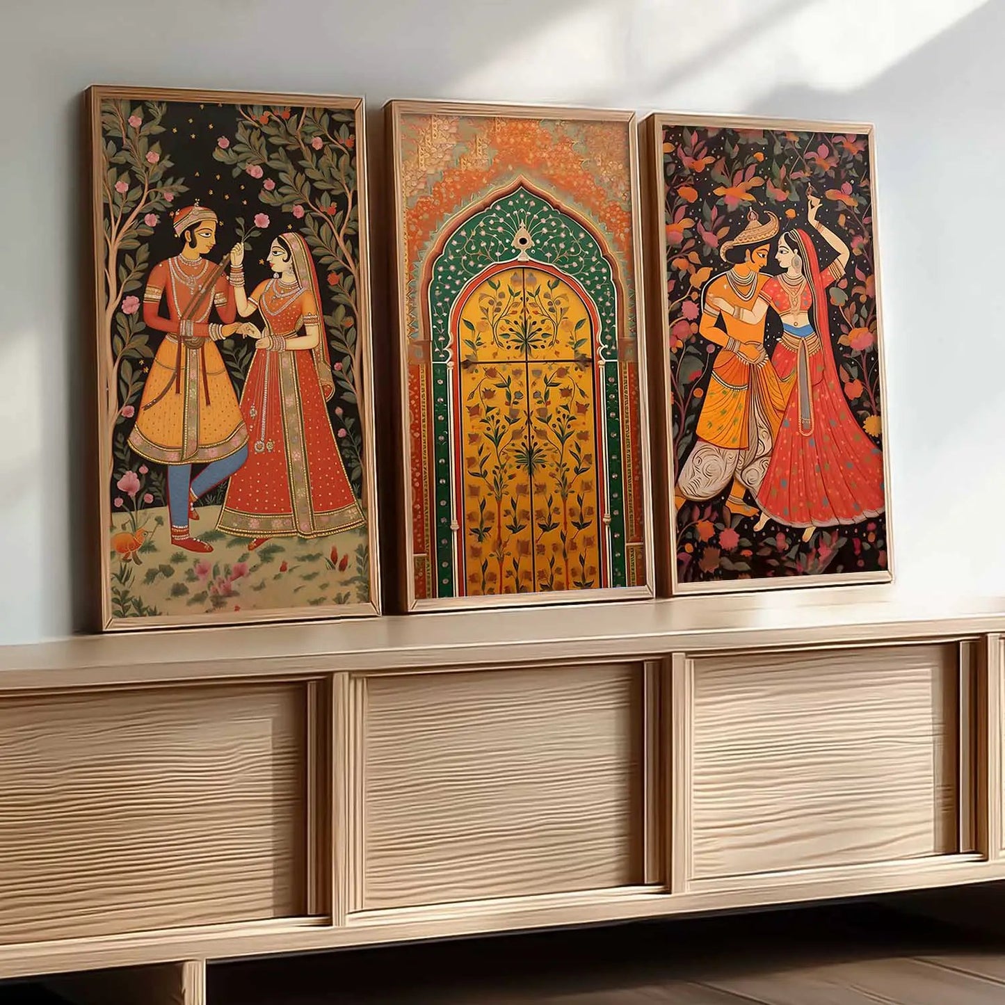 Madhubani Wall Art Home Decor Living Room , Decorative Wall Prints