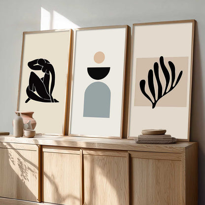 Boho Wall Art Home Decor Living Room , Decorative Wall Prints