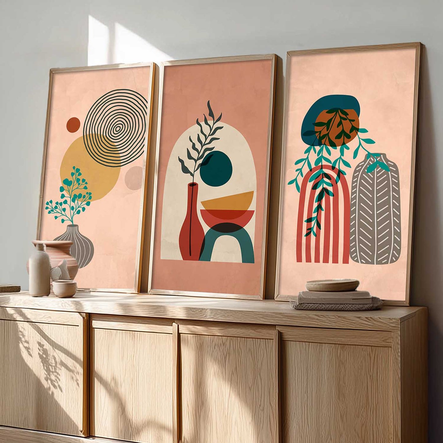 Boho Wall Art Home Decor Living Room , Decorative Wall Prints