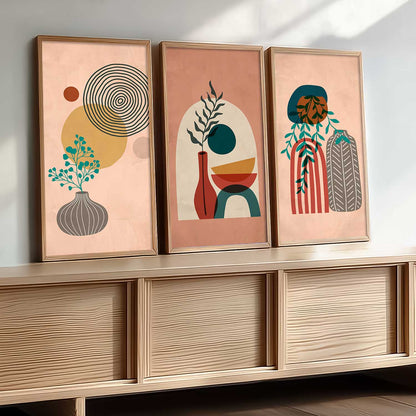 Boho Wall Art Home Decor Living Room , Decorative Wall Prints