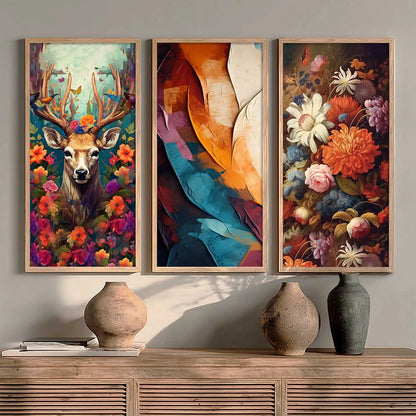 Floral Wall Art Home Decor Living Room , Decorative Wall Prints
